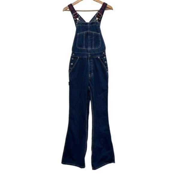 Tommy Hilfiger‎ 90s Vintage Y2K Overalls Retro Hip Hop Fashion Women Size 26 - Picture 2 of 13